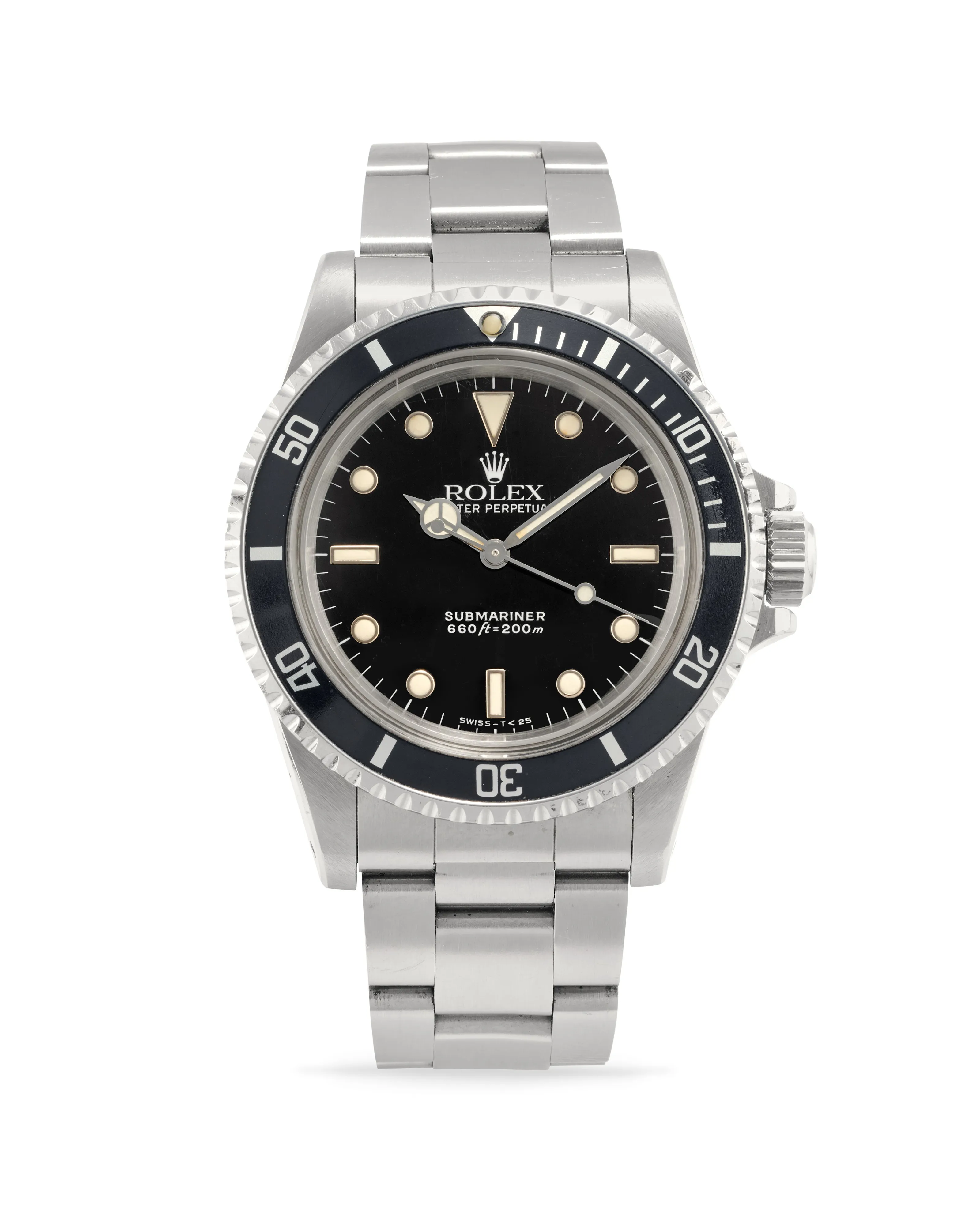 Rolex Submariner 5513 40mm Stainless steel Black