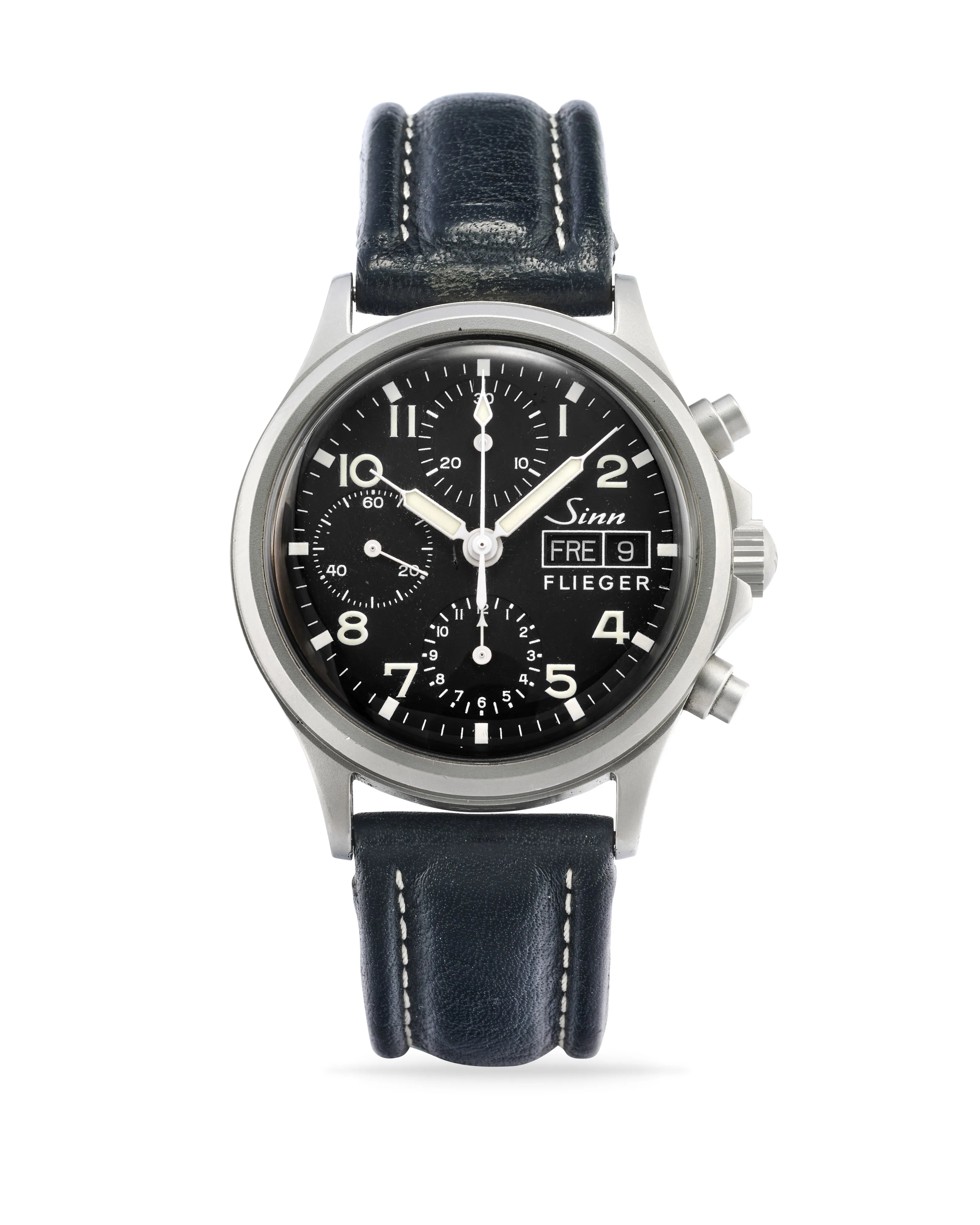 Sinn Flieger 356.4695 39mm Stainless steel Black