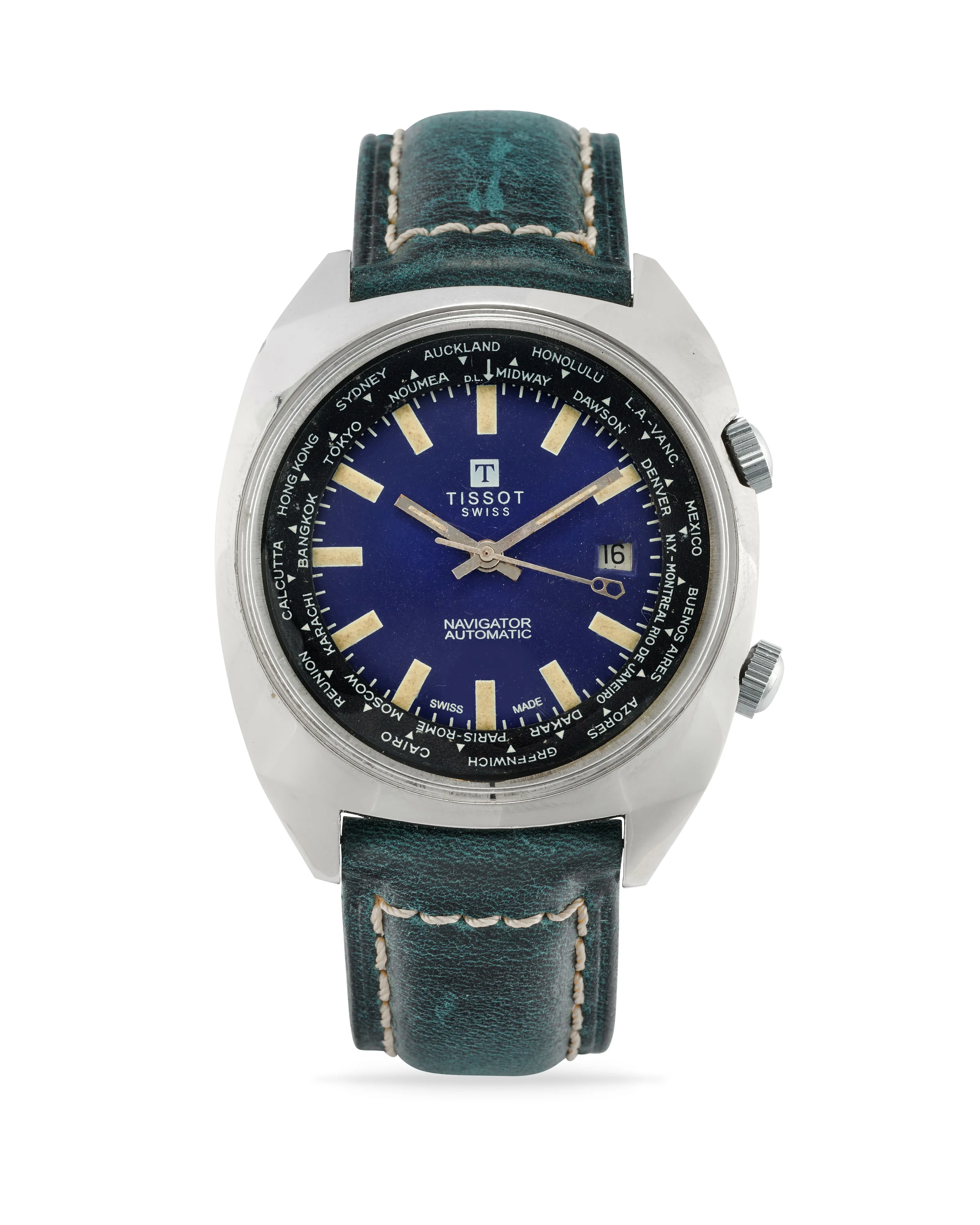 Tissot Navigator 44514-4 42mm Stainless steel Blue