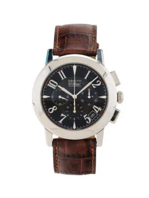 Zenith El Primero 01/02.0451.400 40mm Stainless steel Black