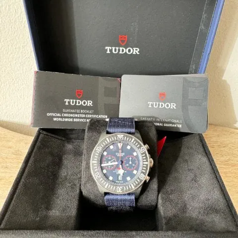 Tudor Pelagos M25807KN-0001 43mm Carbon fiber Blue