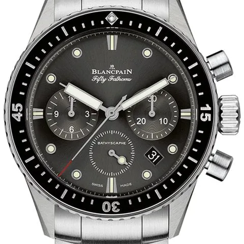 Blancpain Bathyscaphe Chronographe Flyback 5200 1110 71S Stainless steel Gray meteor