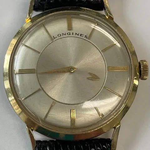 Longines 1200 33mm Yellow gold Silver