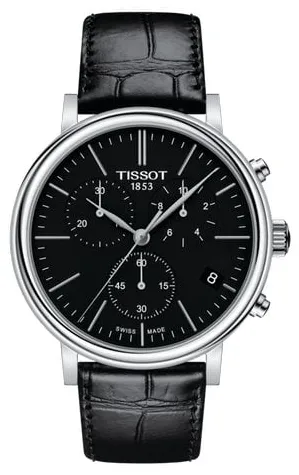 Tissot Carson T122.417.16.051.00 41mm Stainless steel Black