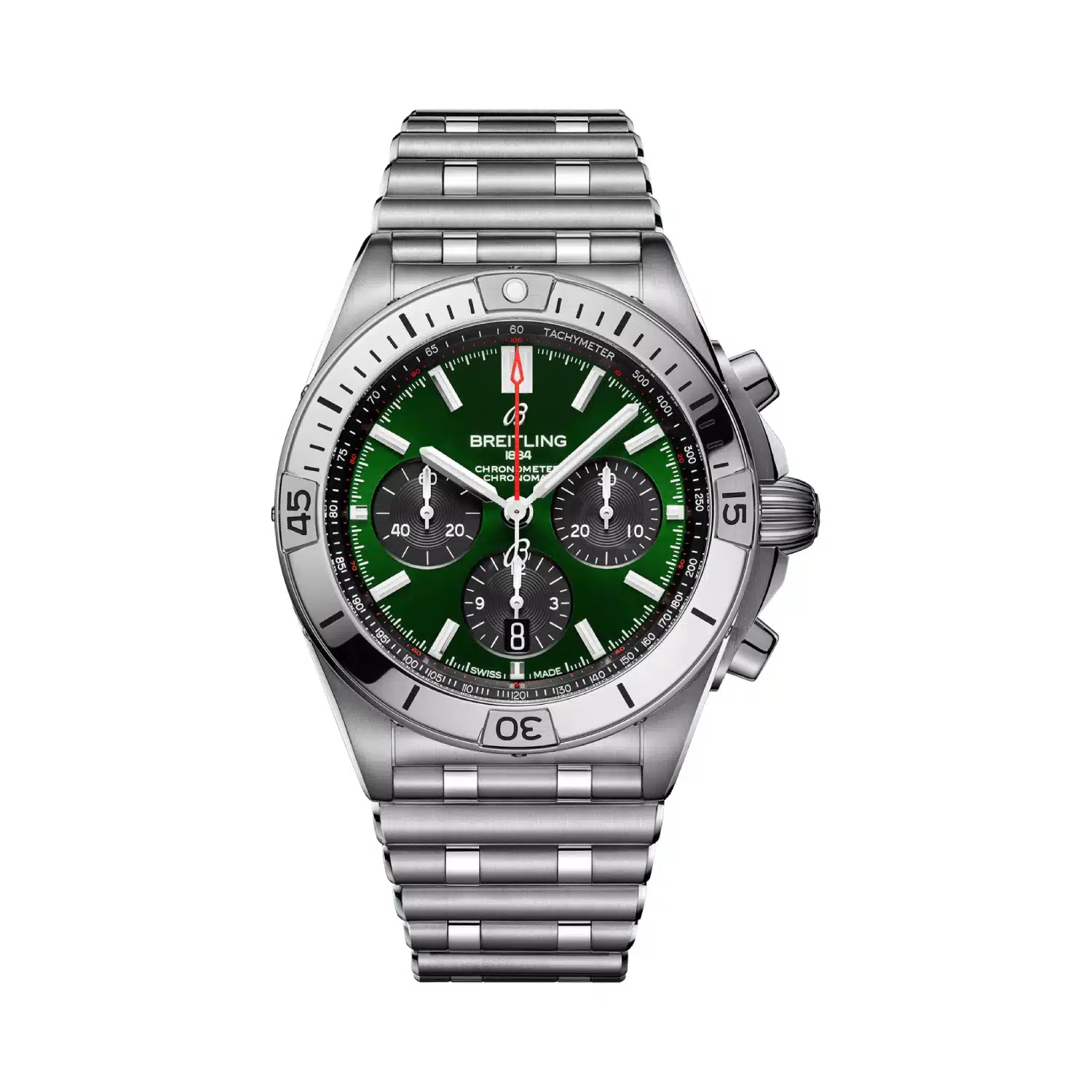 Breitling Chronomat AB0134101L1A1 42mm Stainless steel Green