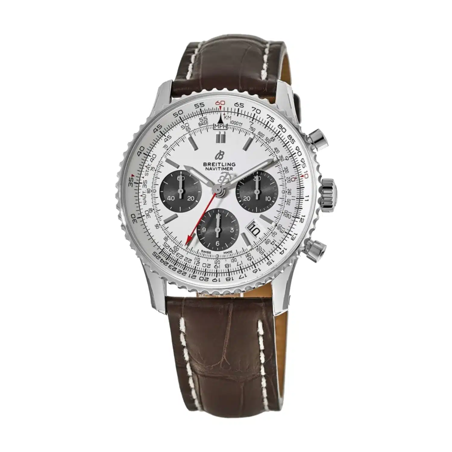 Breitling Navitimer AB0121211G1P1 43mm Stainless steel Cream