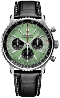 Breitling Navitimer AB0138241L1P1 43mm Stainless steel Green