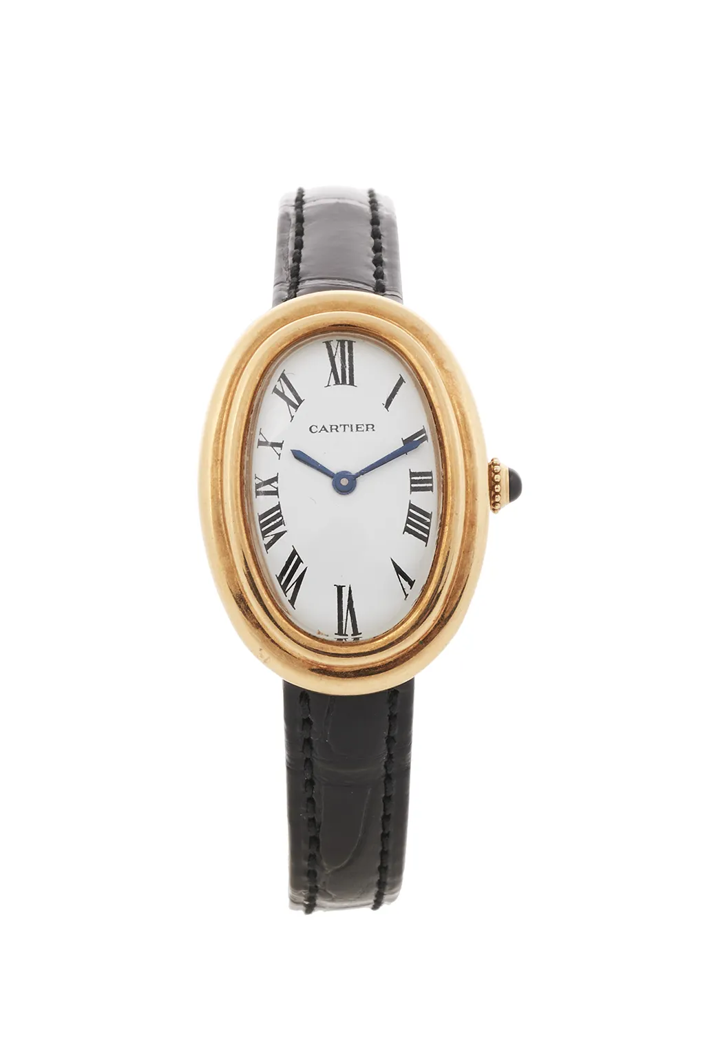 Cartier Baignoire 7809 23mm Yellow gold White