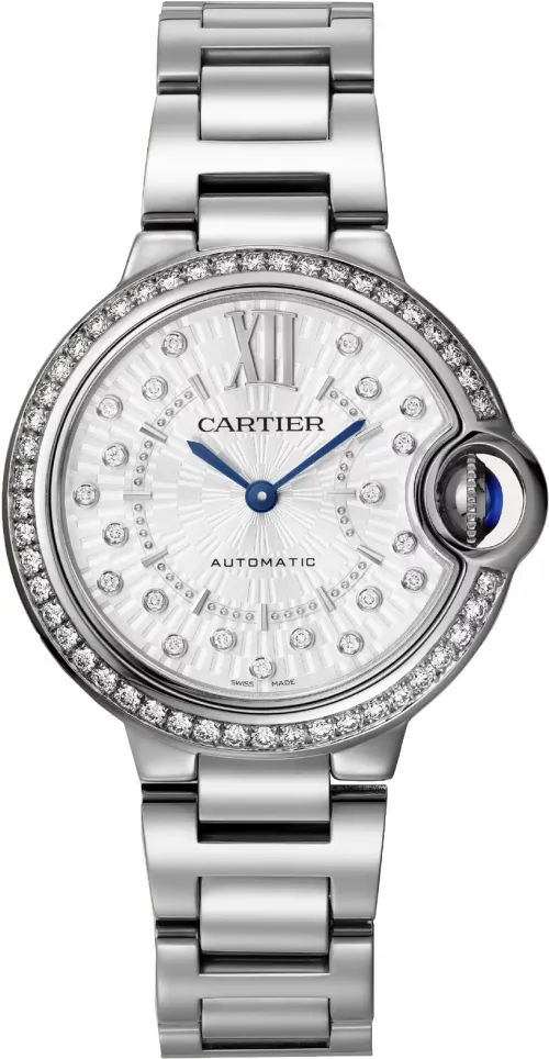 Cartier Ballon Bleu W4BB0035 33mm Stainless steel Gray