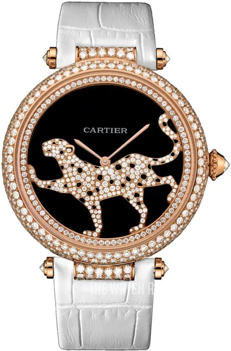 Cartier Panthère de Cartier HPI00684 42.75mm Rose gold and Diamond and 18k rose gold White Mother of Pearl