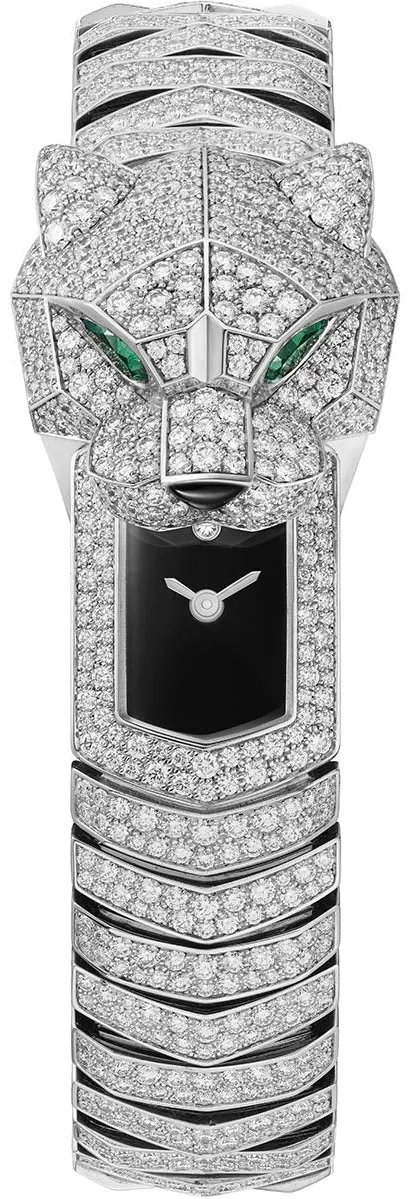 Cartier Panthère HPI01540 38.2mm White gold and Diamond Black