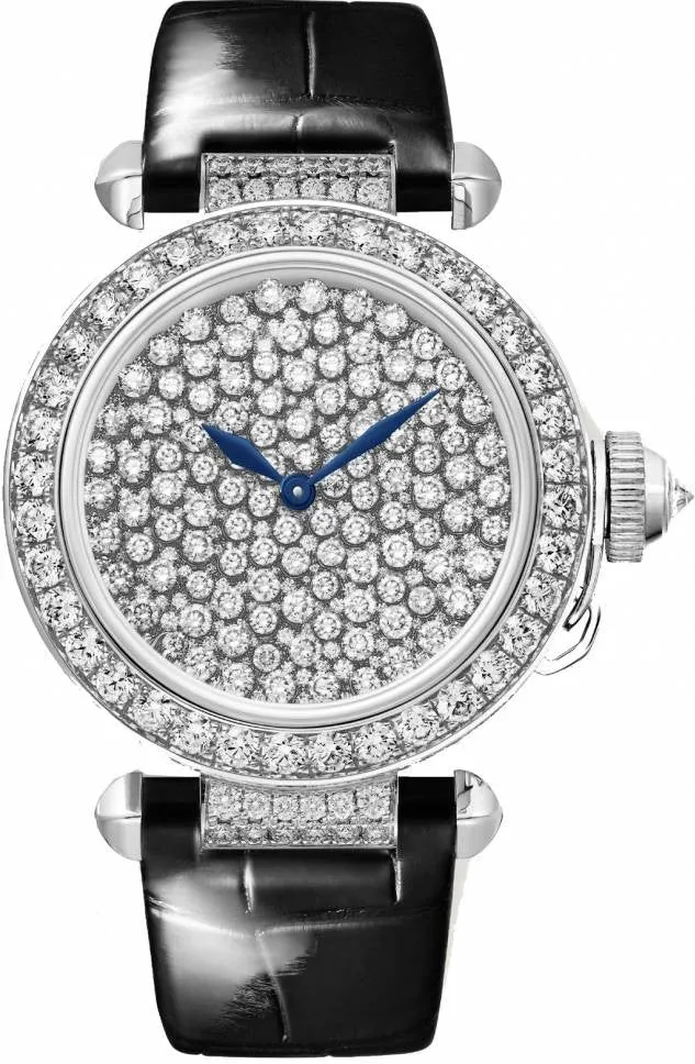 Cartier Pasha de Cartier HPI01450 35mm White gold and 18k white gold and Diamond White