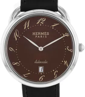 Hermès Arceau AR4.810 Stainless steel Black