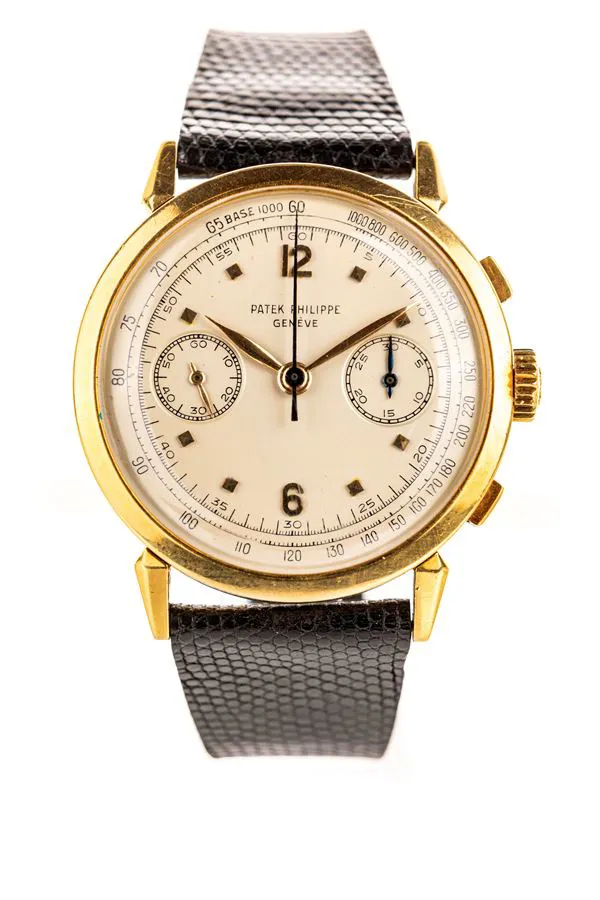 Patek Philippe 1579 35mm Yellow gold Silver