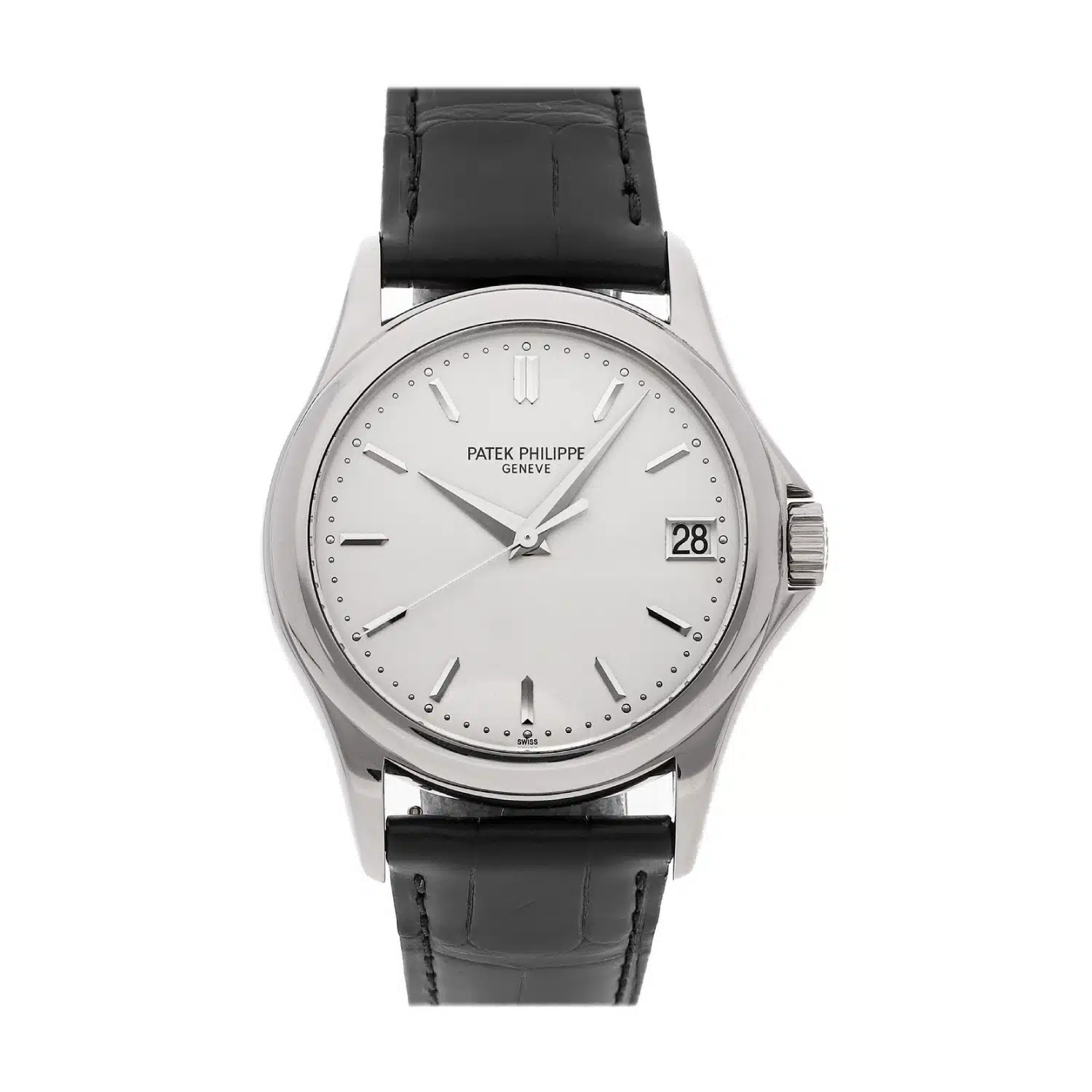 Patek Philippe Calatrava 5296G-010 38mm White gold Silver