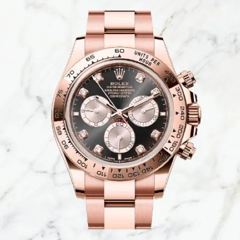 Rolex Daytona 126505 40mm Rose gold Black