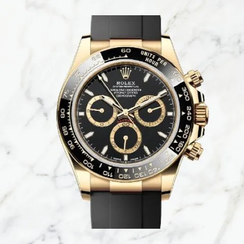 Rolex Daytona 126518ln 40mm Yellow gold Black