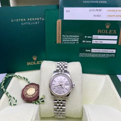 Rolex Lady-Datejust 179174 26mm Stainless steel Silver