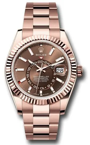 Rolex Sky-Dweller 336935 42mm Rose gold Brown