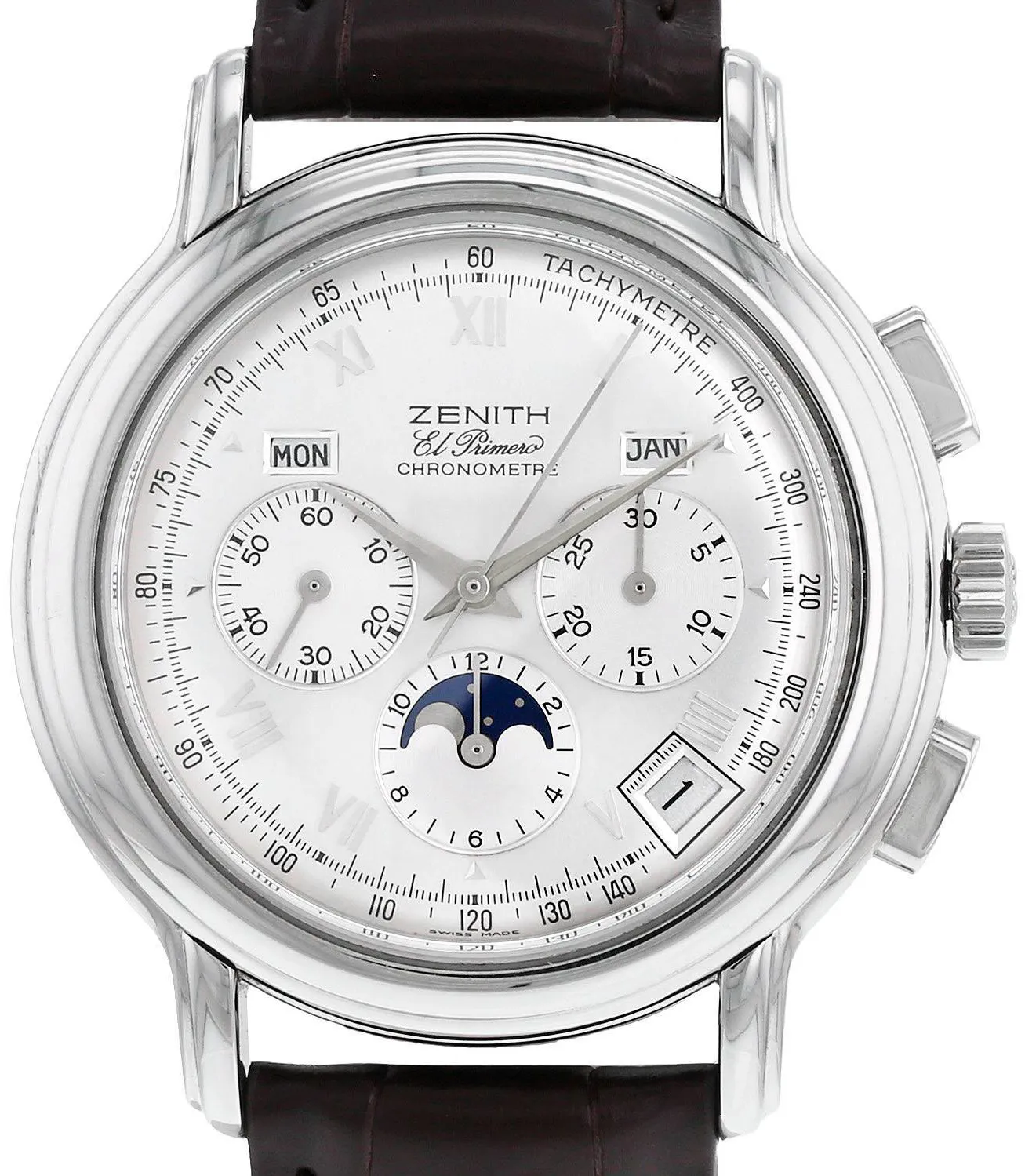 Zenith El Primero Chronomaster Lady 14/01.0240.410 39mm Stainless steel Silver