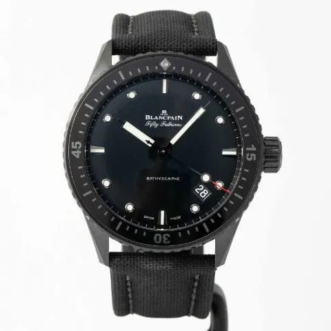 Blancpain Fifty Fathoms 5000-0130-B52A 43mm Ceramic Black