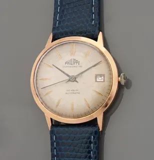 Philippe Watch 33mm Yellow gold Cream