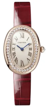 Cartier Baignoire WJBA0031 31.4mm Rose gold and 18k rose gold Silver