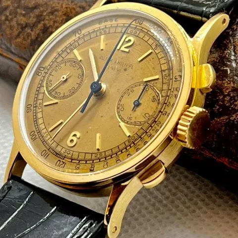 Patek Philippe Chronograph 533 33mm Yellow gold Silver