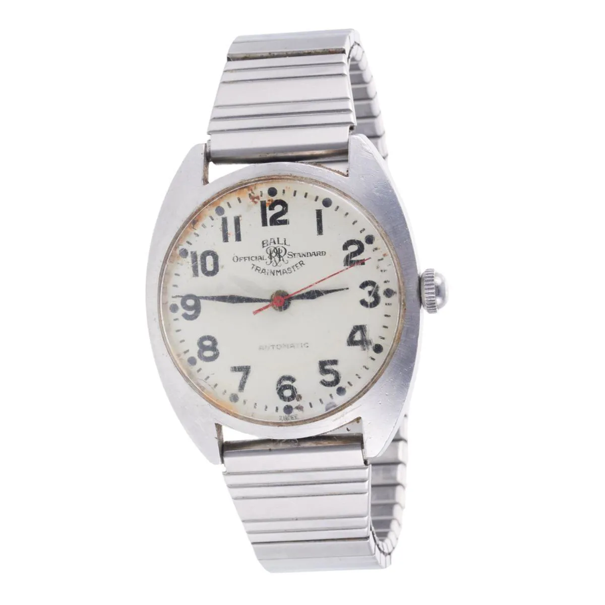 Ball Trainmaster 34mm Stainless steel White