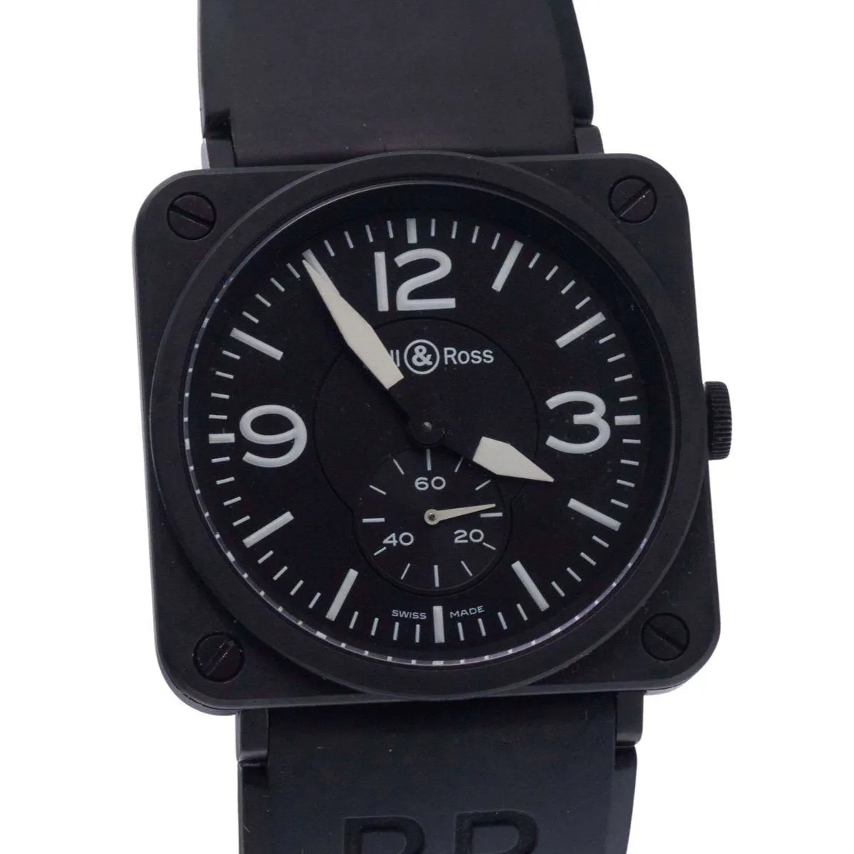 Bell & Ross BR S BRS-98-PBMC 38mm Ceramic and Stainless steel Black