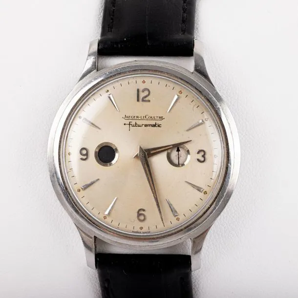 Jaeger-LeCoultre Futurematic 36mm Stainless steel Cream