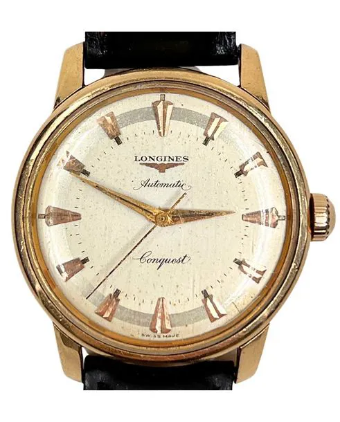 Longines Conquest 35mm Yellow gold White