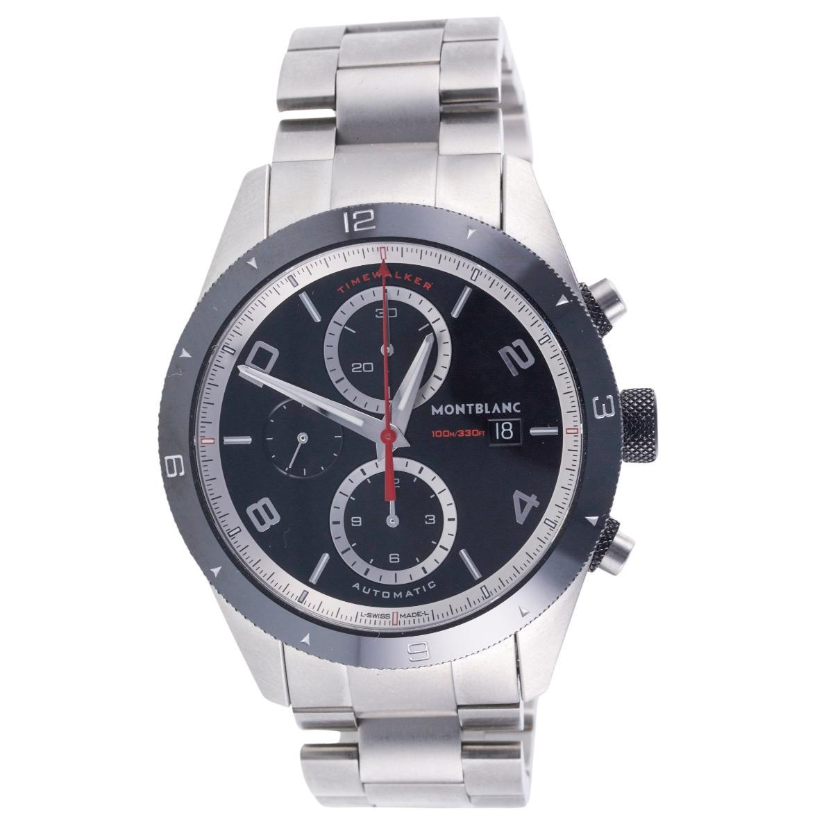 Montblanc TimeWalker 7424 Stainless steel Black United States 