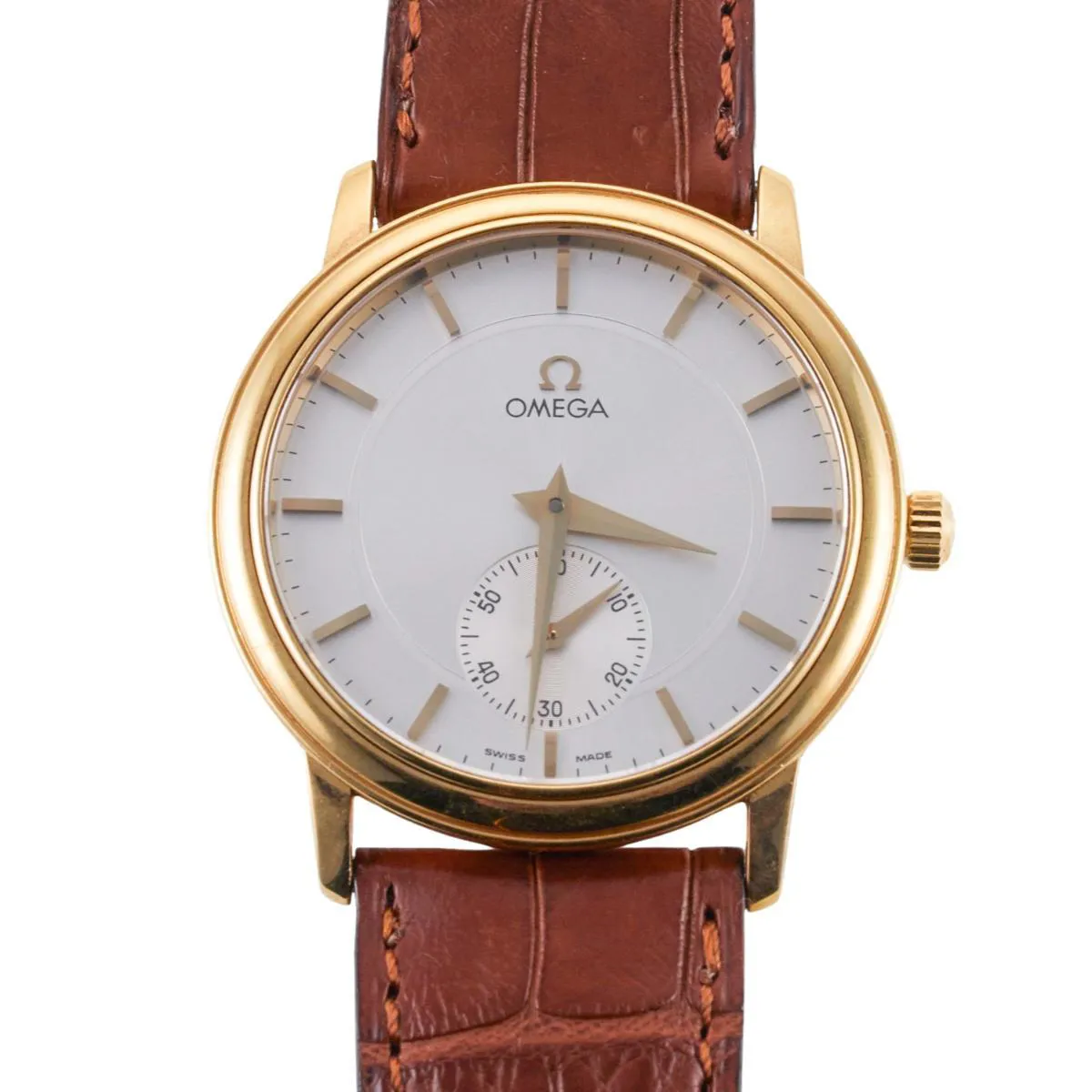 Omega De Ville Prestige 4620.31 34mm Yellow gold Silver