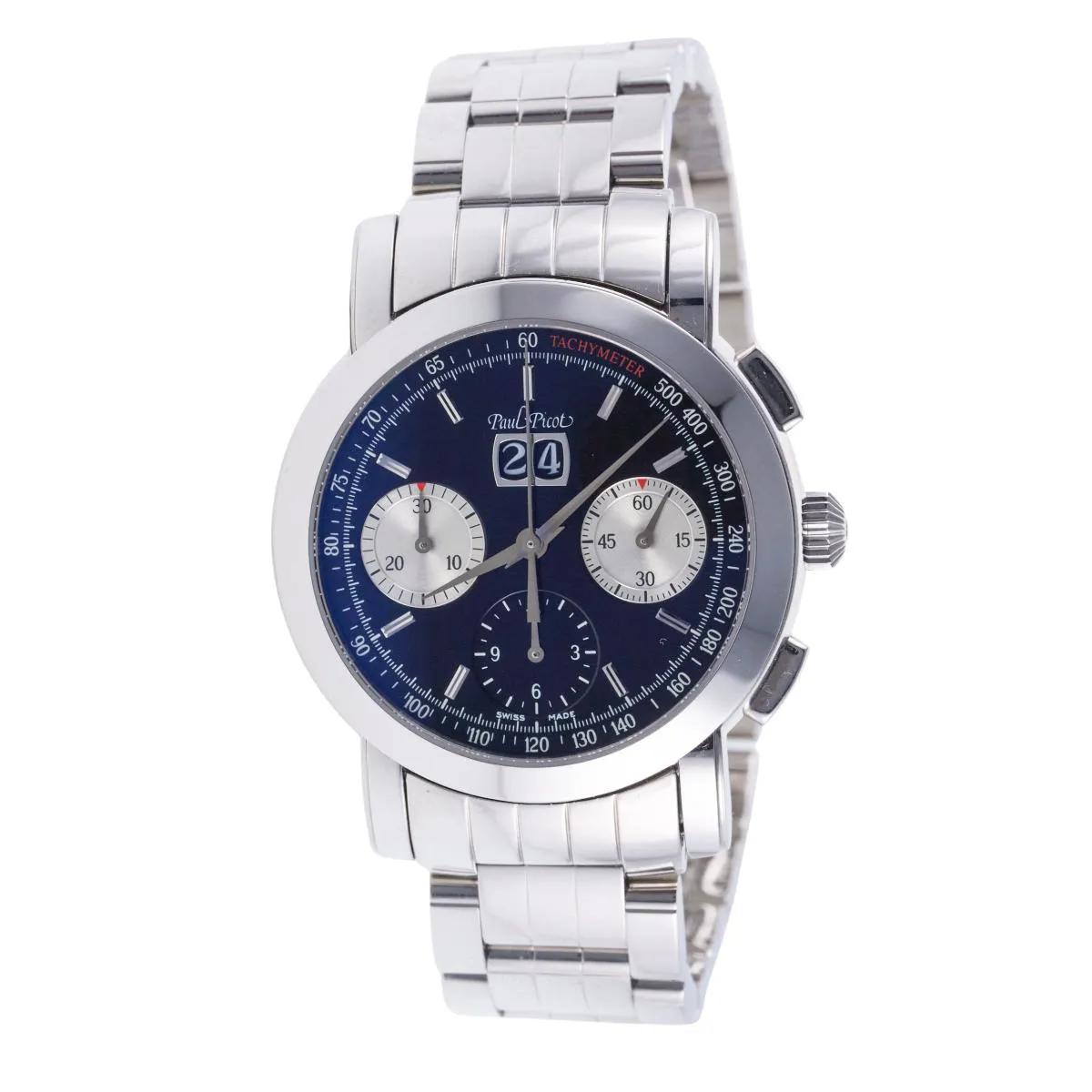 Paul Picot Firshire 4089 38mm Stainless steel Blue 1