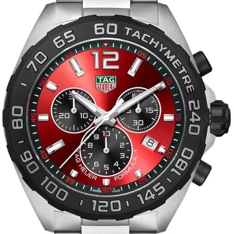 TAG Heuer Formula 1 Quartz 43mm Stainless steel Red