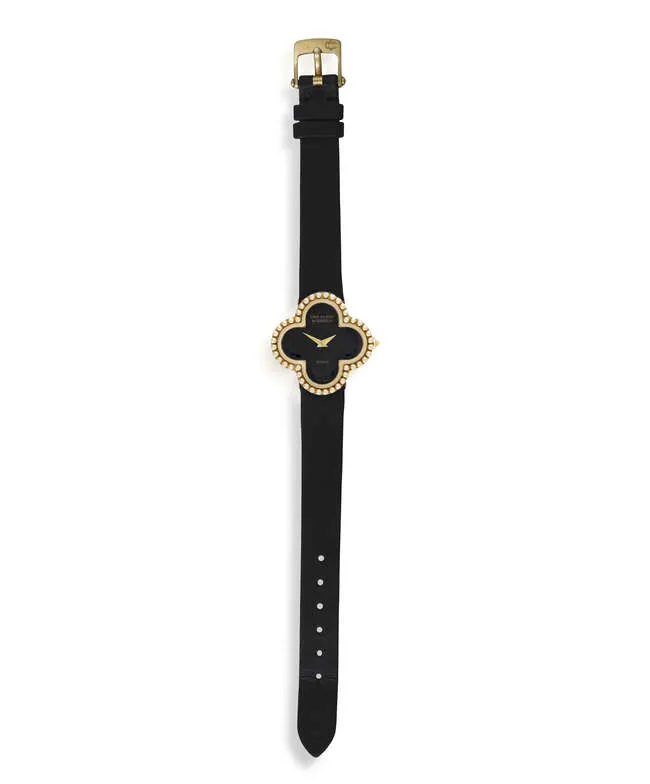 Van Cleef & Arpels Alhambra 25mm Yellow gold Black 5