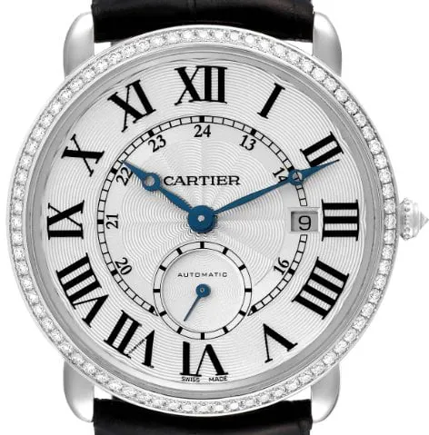 Cartier Ronde de Cartier WR007018 40mm White gold Silver