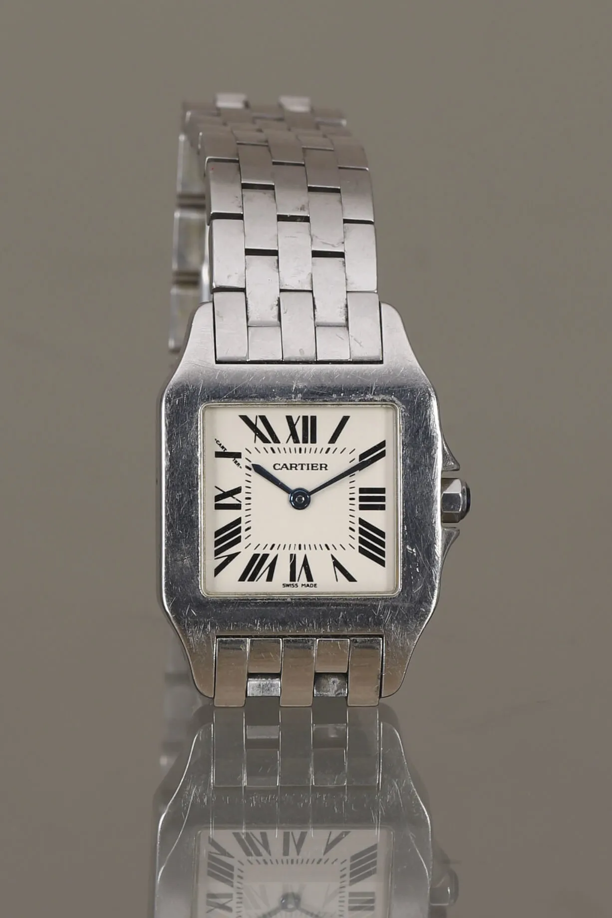 Cartier Santos 2701 26mm Stainless steel White