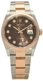 Rolex Datejust 36 126201 36mm Rose gold and Stainless steel