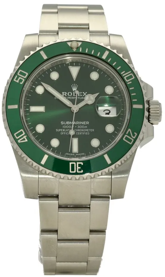 Rolex Submariner 116610LV 40mm Steel Green