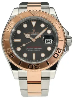 Rolex Yacht-Master 40 126621 Rose gold and Stainless steel Black