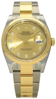 Rolex Datejust 36 126203 Yellow gold and Stainless steel Champagne