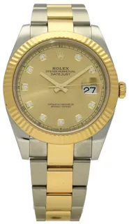 Rolex Datejust 41 126333 Yellow gold and Stainless steel Champagne