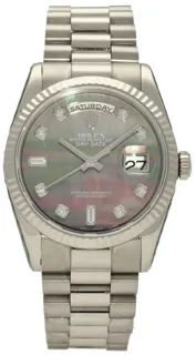 Rolex Day-Date 36 118239 White gold White