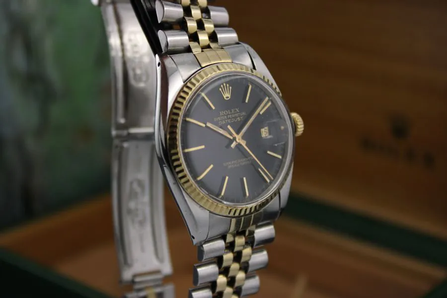 Rolex Datejust 36 16013 36mm Yellow gold and stainless steel Black 1