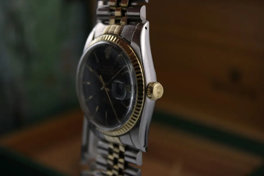 Rolex Datejust 36 16013 36mm Yellow gold and stainless steel Black 6