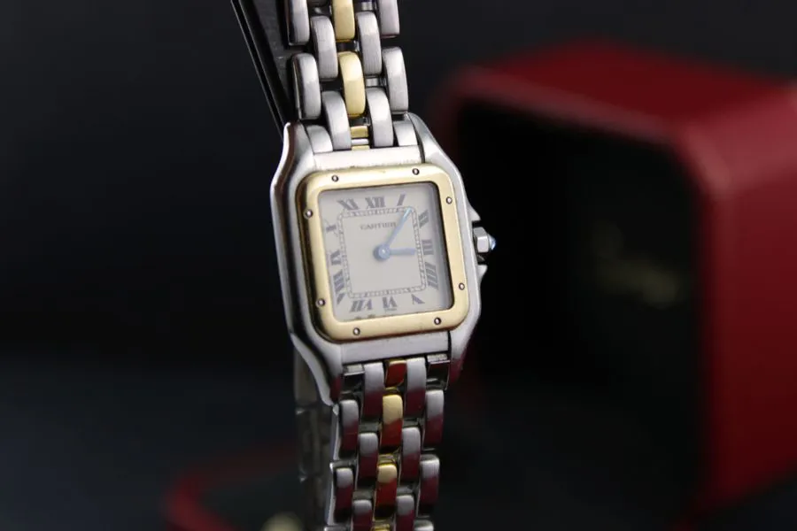 Cartier Panthère 6692 22mm Yellow gold and Stainless steel Cream