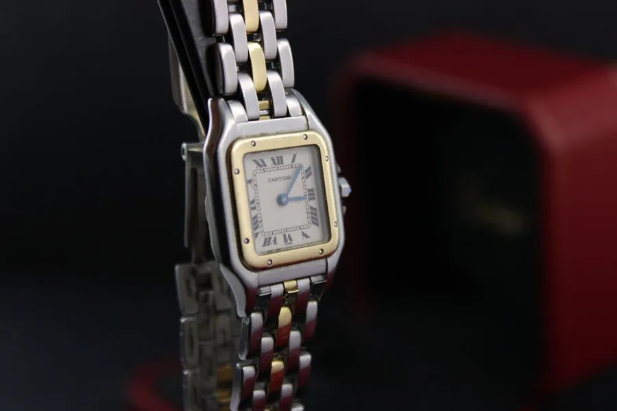 Cartier Panthère 6692 22mm Yellow gold and Stainless steel Cream 1