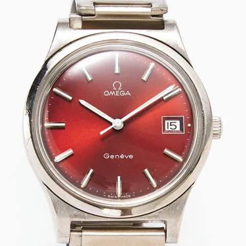 Omega Genève 136.0102 36mm Stainless steel Bordeaux